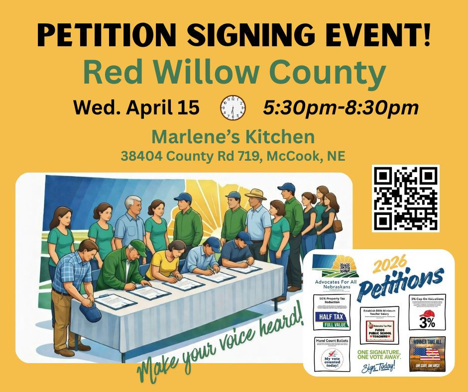 Petition Signing Event-Red Willow County