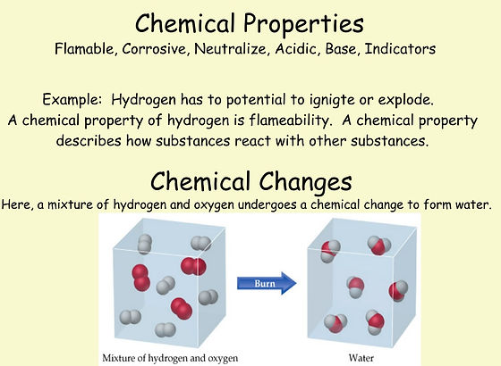 Physical &amp; Chemical Properties Notes | mrsburkhartclass