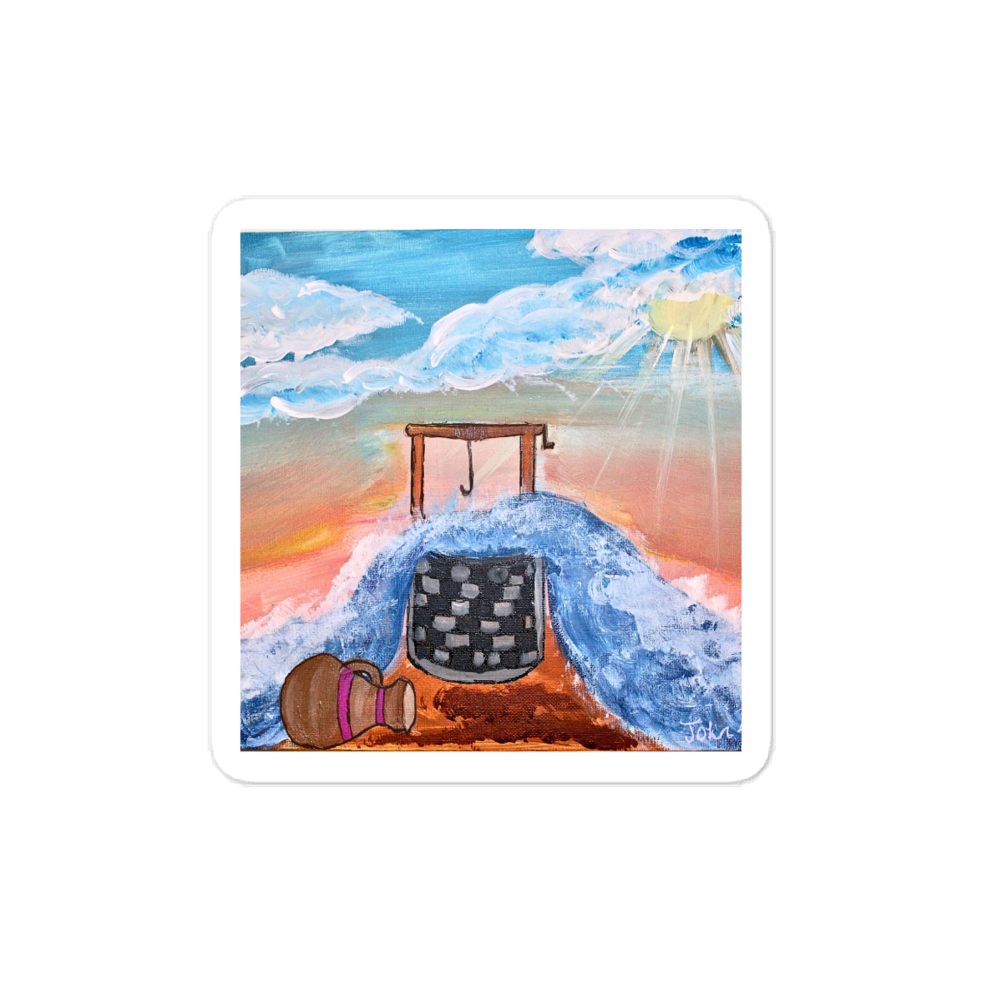 Woman At the Well Sticker