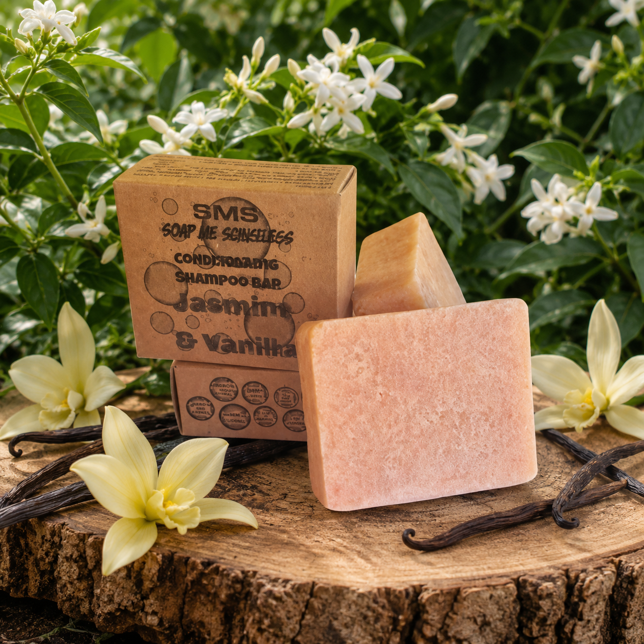 Jasmine & Vanilla Solid Conditioning Shampoo Bar