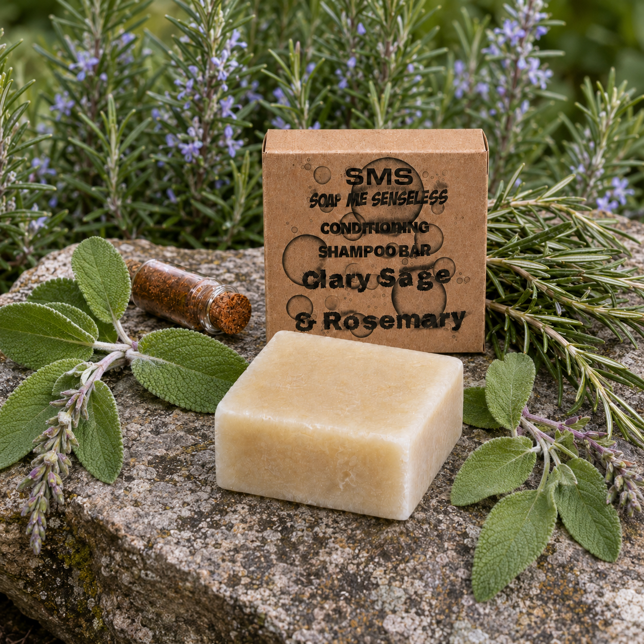 Clary Sage & Rosemary Solid Conditioning Shampoo Bar