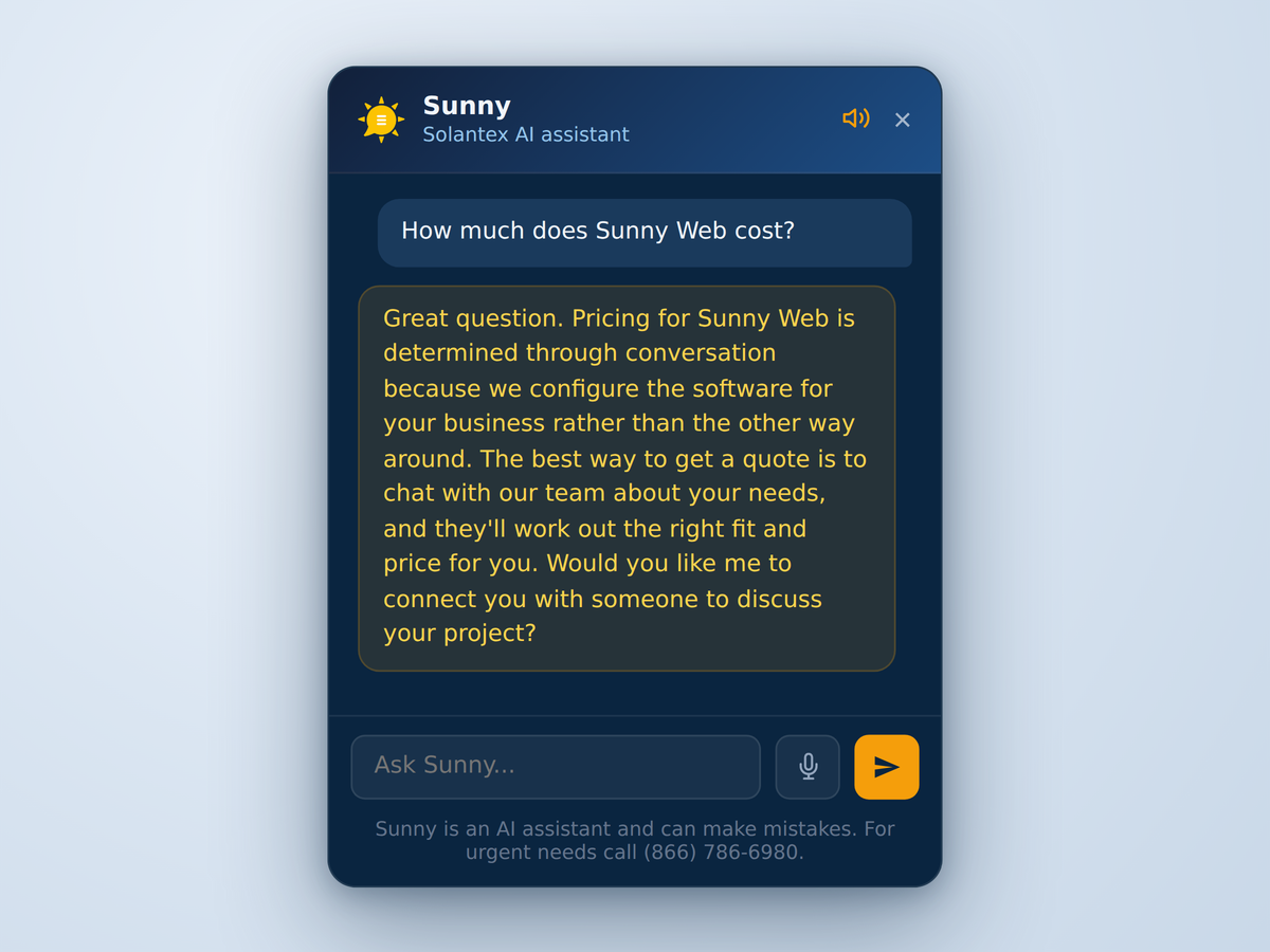 Sunny AI Assistant screenshot 1