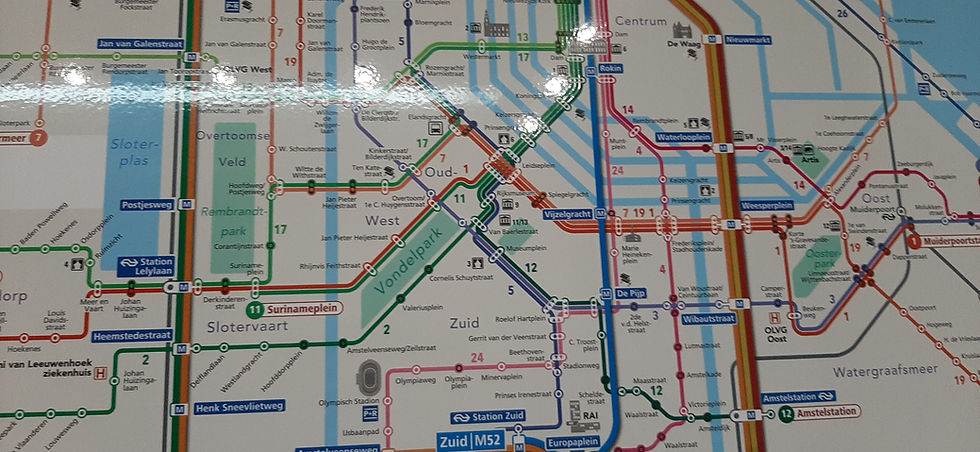 Public transport map is overwhelming