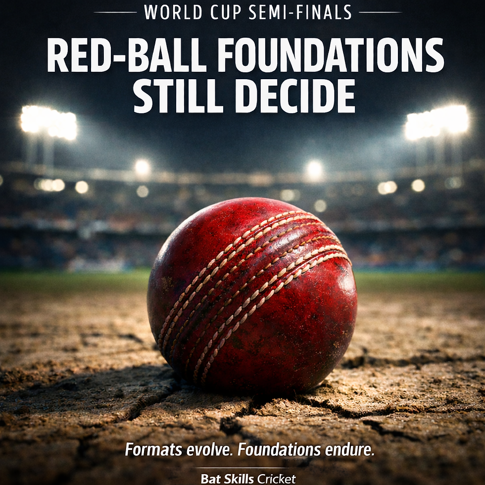 The Semi-Final Truth: Red-Ball Foundations Still Decide