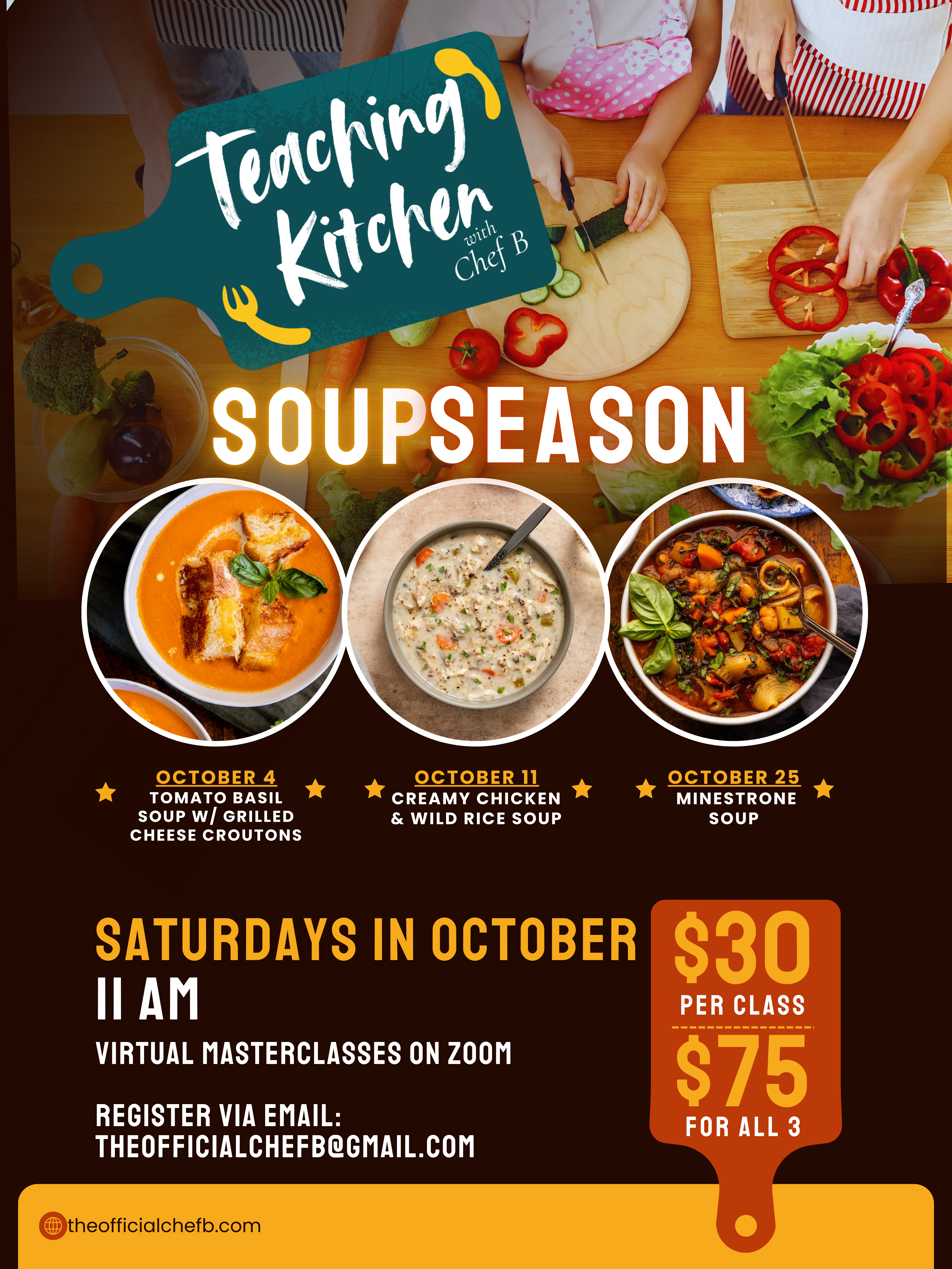 3 Sessions: Teaching Kitchen