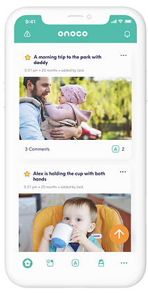 homepage feed with pictures