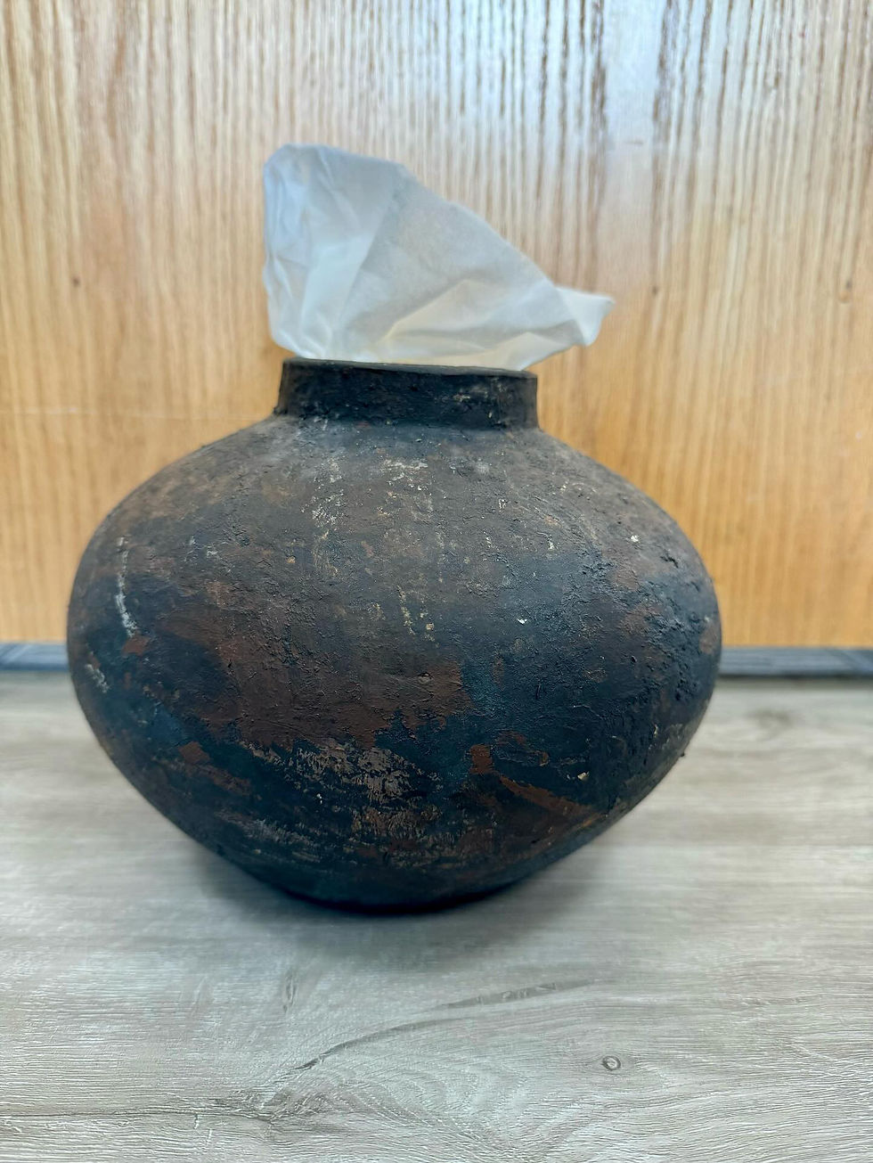Hand Painted Ceramic Vessel from Abode VT