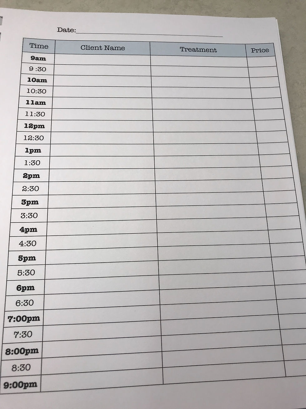 Thumbnail: Appointment Book
