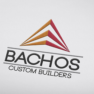 Bachos Custom Builders Logo Design