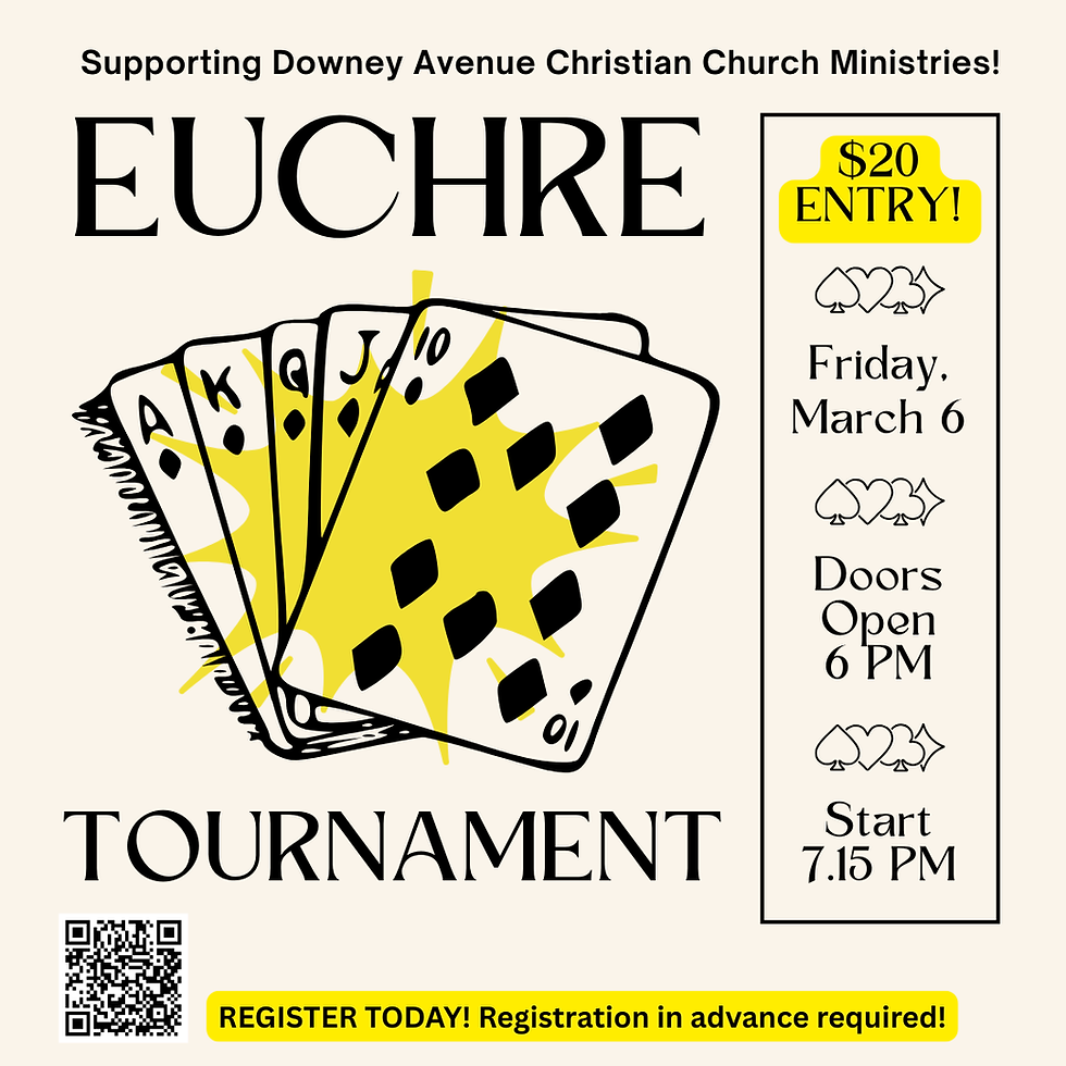 2026 Euchre Tournament