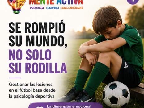 “Se rompió su mundo, no solo su rodilla”: gestionar las lesiones en el fútbol base desde la psicología deportiva