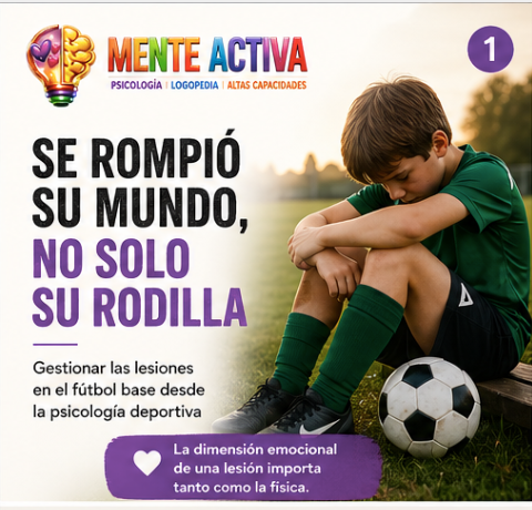 “Se rompió su mundo, no solo su rodilla”: gestionar las lesiones en el fútbol base desde la psicología deportiva