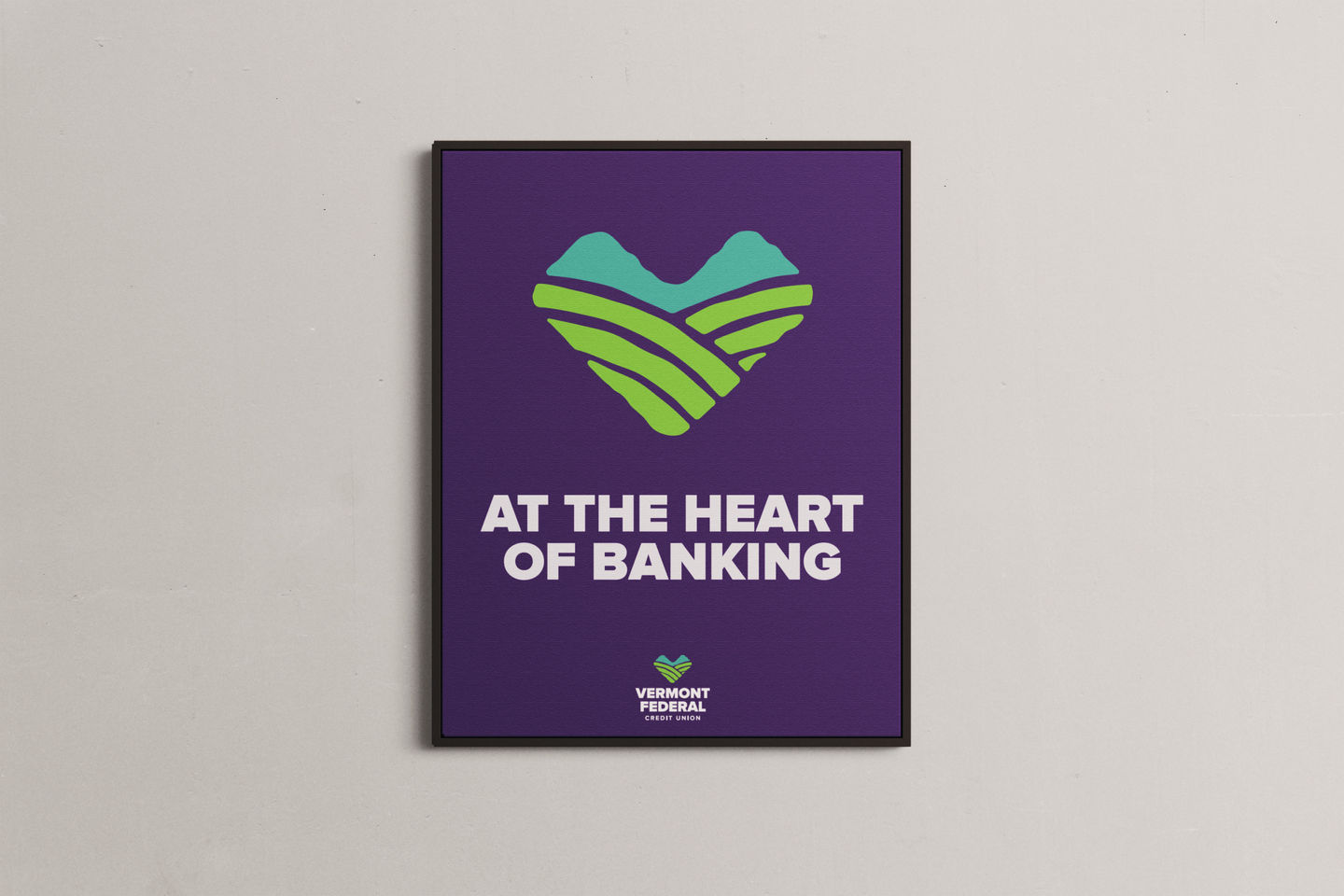 Poster on wall