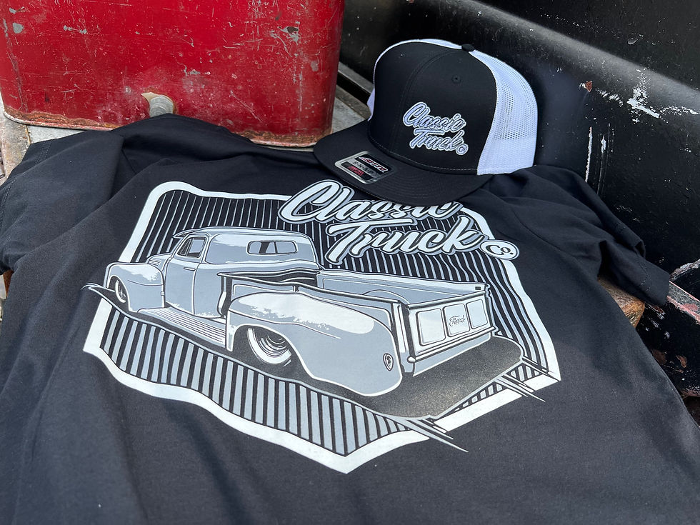Thumbnail: FORD F1 BLACK SHIRT & BLACK/WHITE HAT COMBO