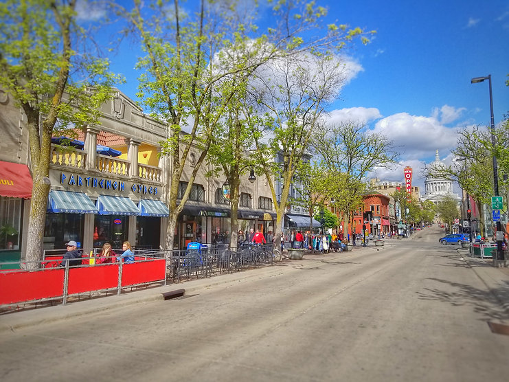Summer State Street Madison Wisconsin (WI)- Parthenon Gyros Best Housemade Gyro in America