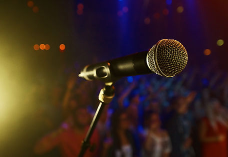 Microphone On Stage