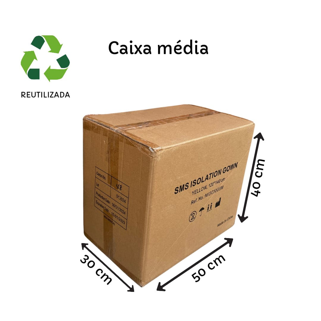 Caixa M  50x30x40 (REUTILIZADA)