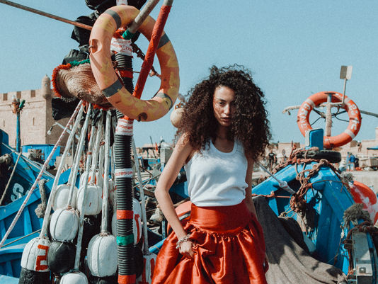 YASMINE IN LUCY'S MAGAZINE, SHOT in ESSAOUIRA, 2025