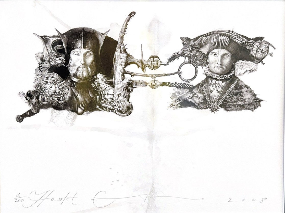 Hamlet illustration by Vladyslav Yerko