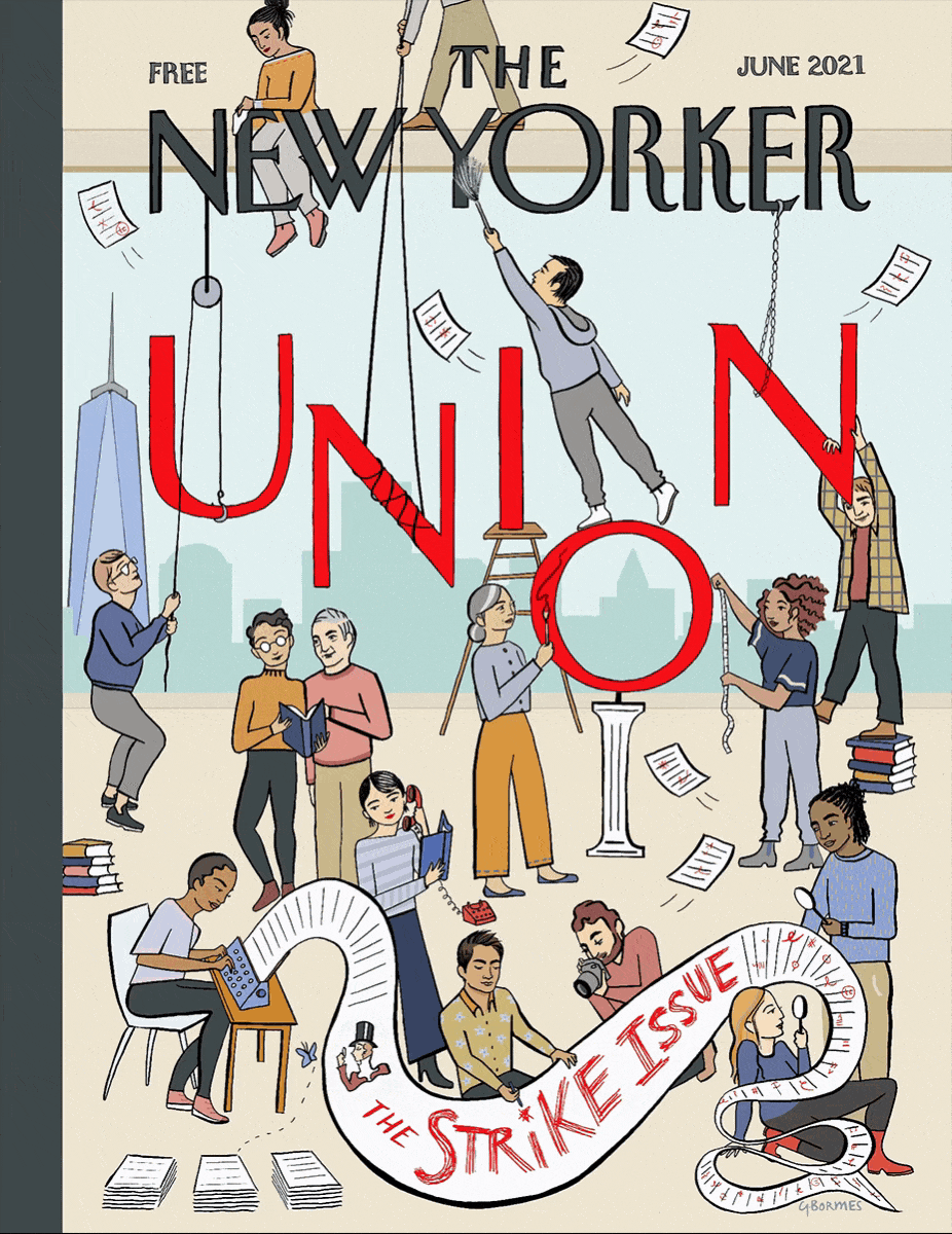 Unofficial cover for a New Yorker Union