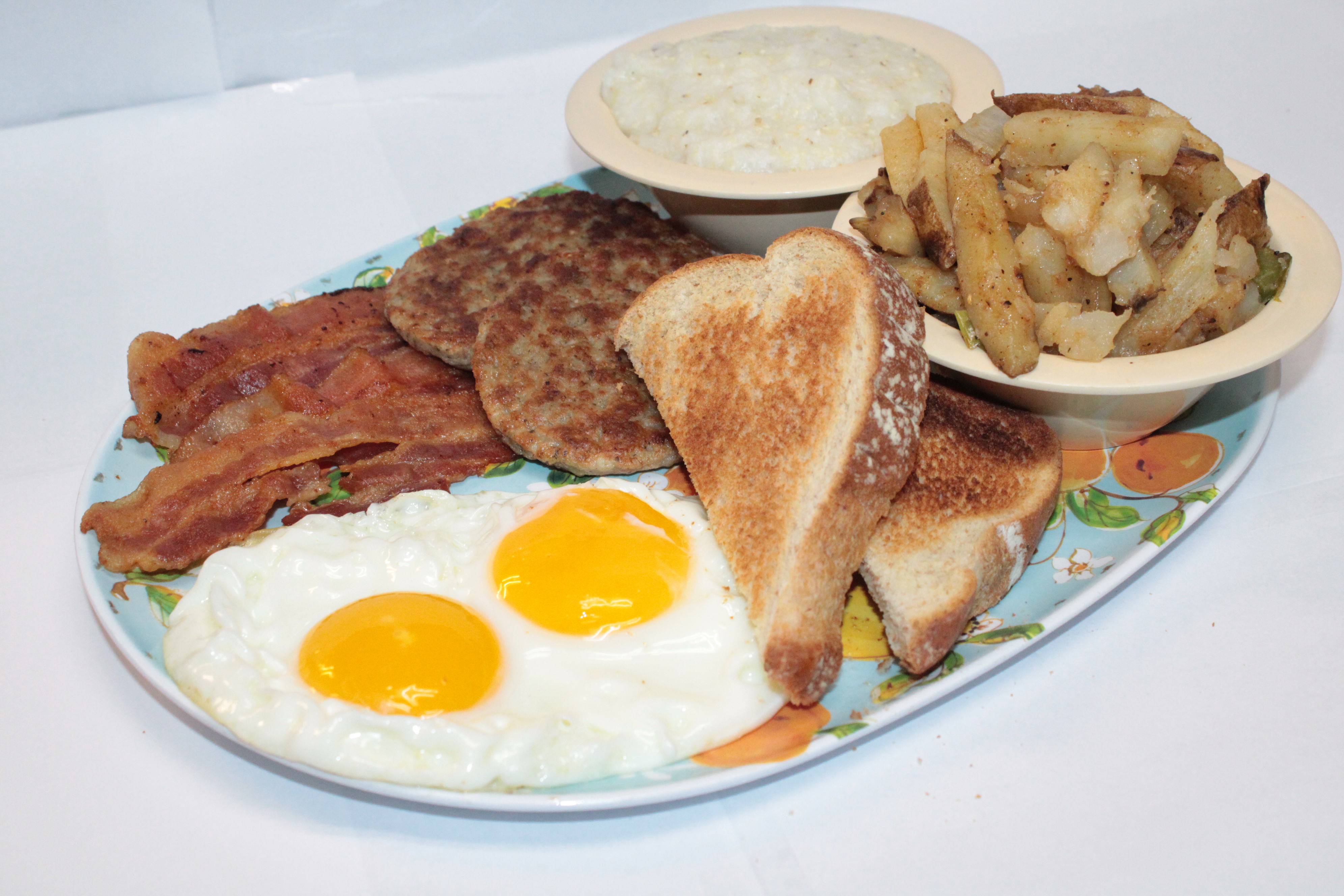 Arranged Food and Objects