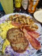 Bacon or Sausage and Eggs