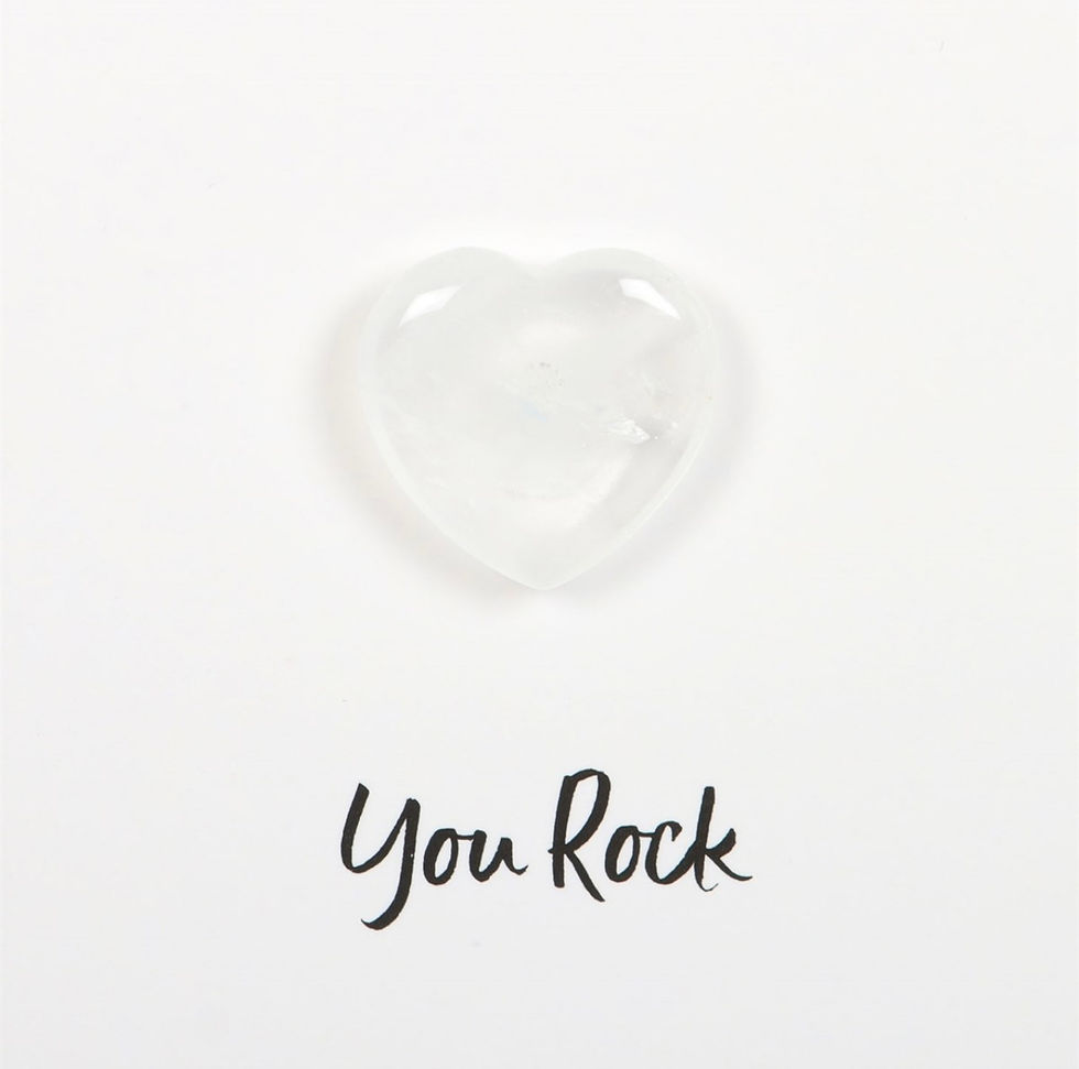 Thumbnail: You Rock Clear Quartz Crystal Greeting Card