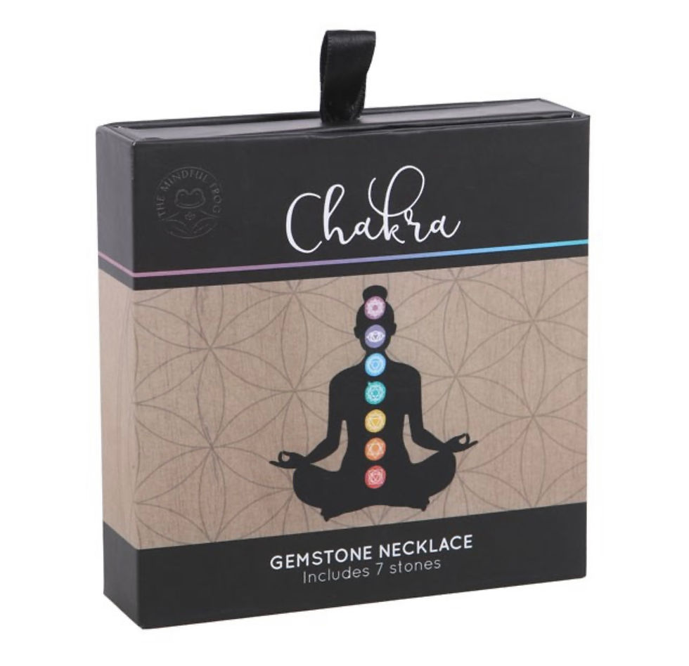 Thumbnail: Chakra Energy Crystal Necklace Set 