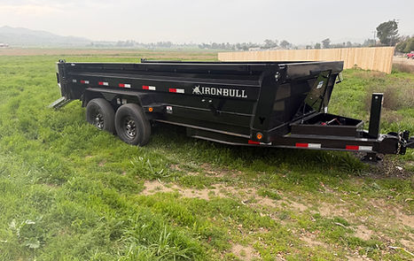 New iron bull dump trailer