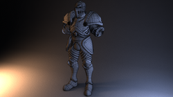 Knight Wireframe 1