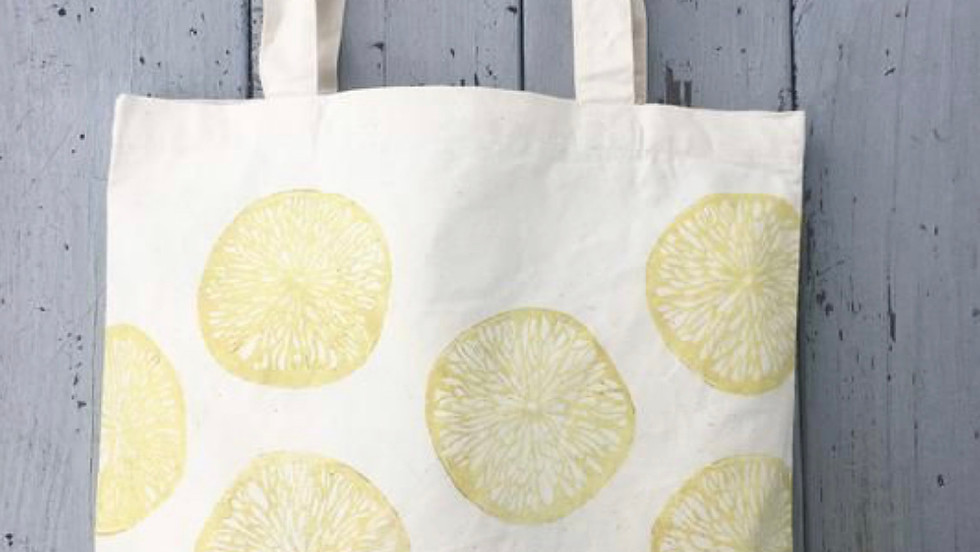 Tote Bag Block Printing Class