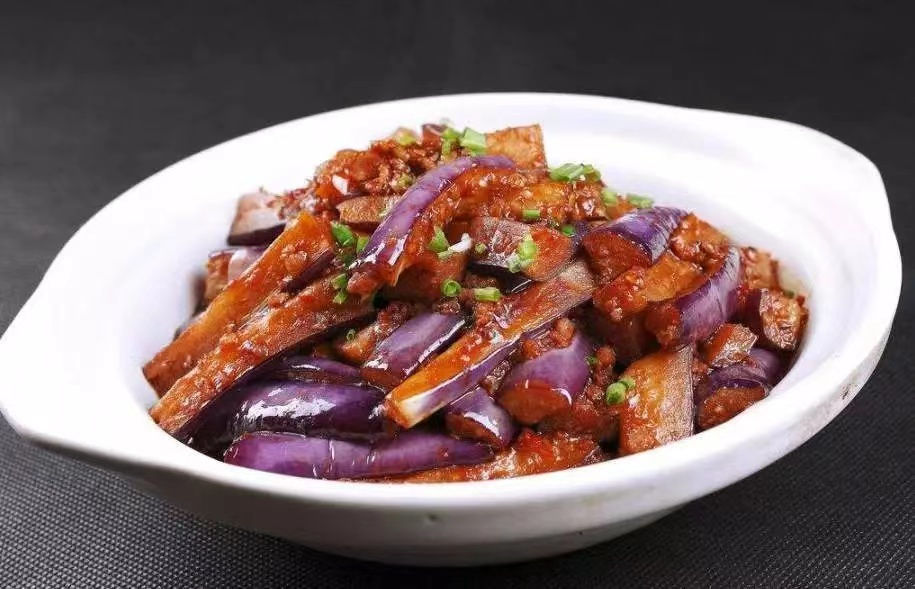 Kong Bao Chicken and Spicy Eggplant 