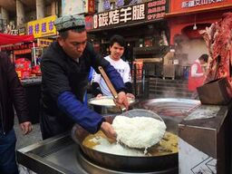The Muslim Market and Jade Buddha temple