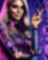 AI Generated Tech Chic Version Of A Futuristic Gemma Walton