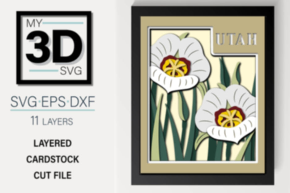 3D UTAH SVG