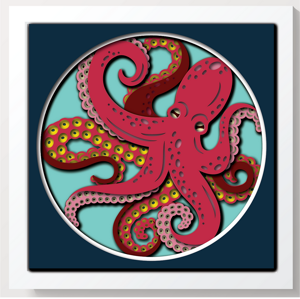 Thumbnail: 3D OCTOPUS SVG