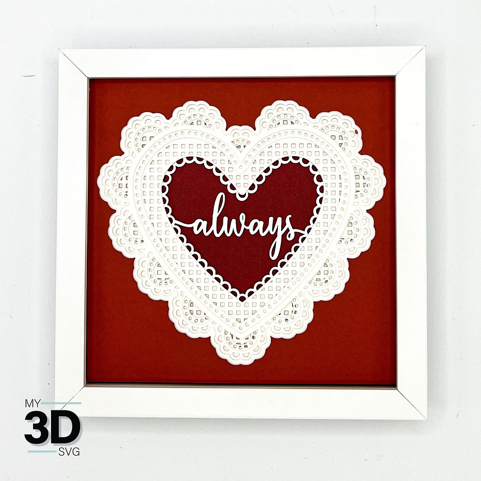 Thumbnail: 3D HEART VALENTINE SVG