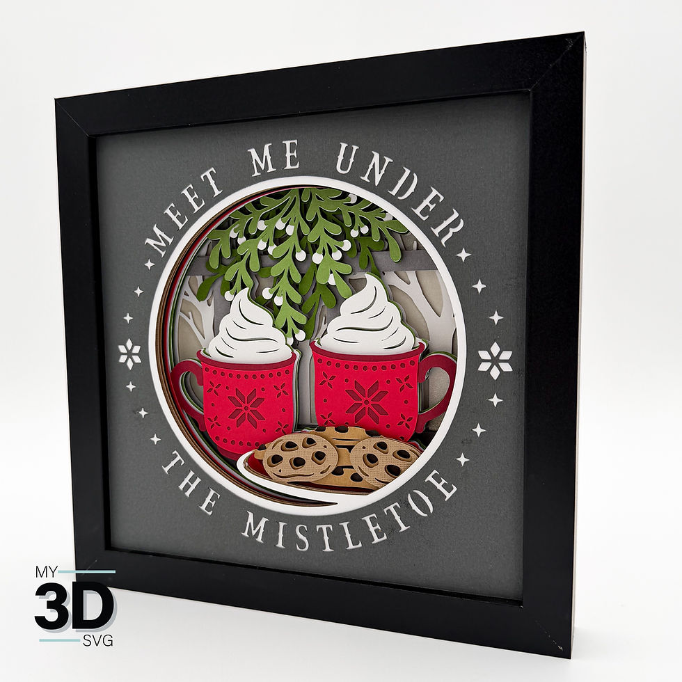 Thumbnail: 3D MISTLETOE 2 SVG