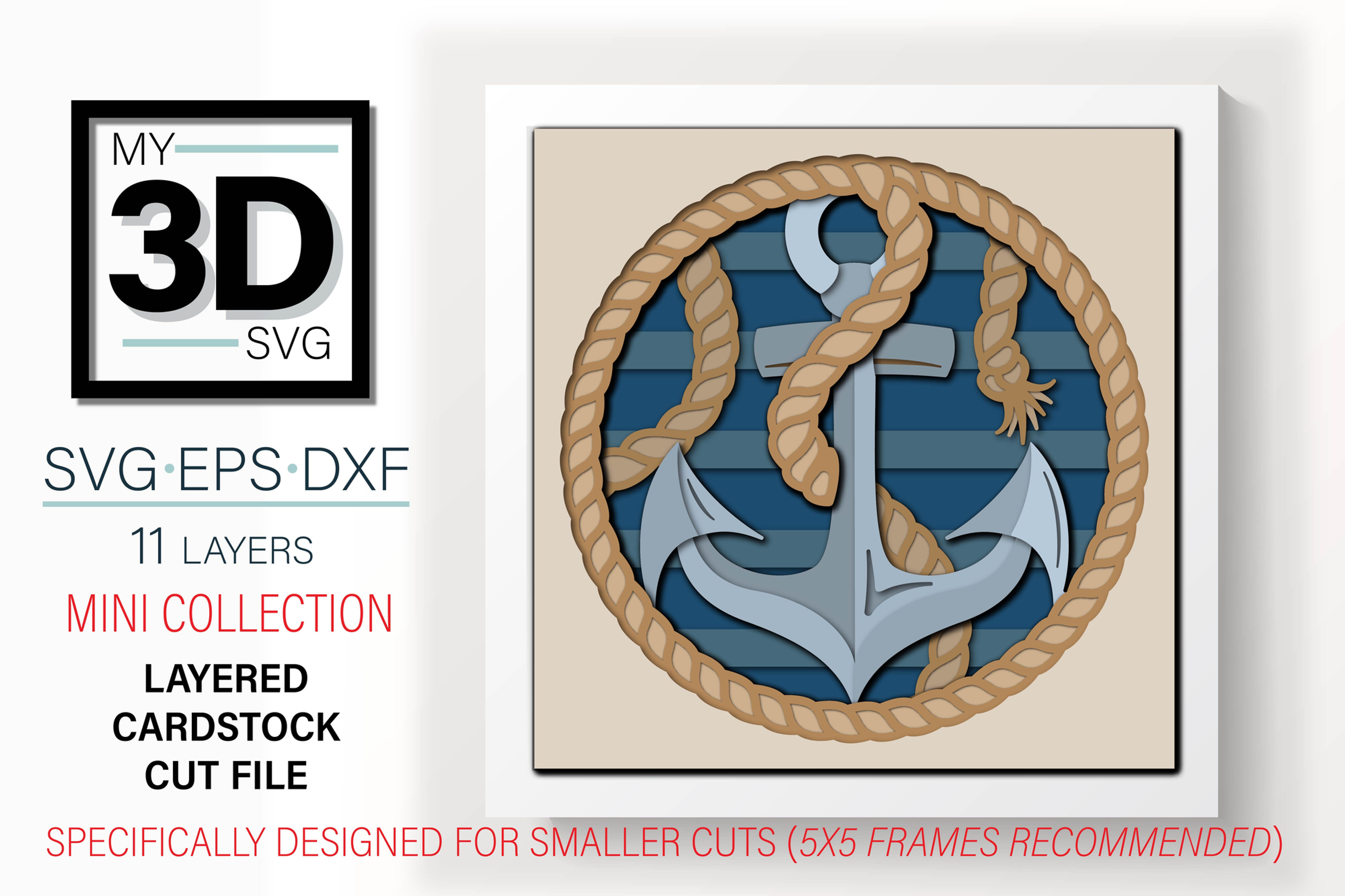3D ANCHOR MINI SVG