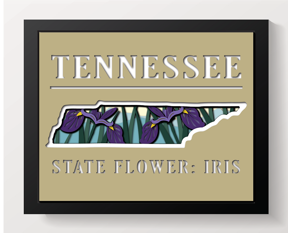 Thumbnail: 3D TENNESSEE SVG
