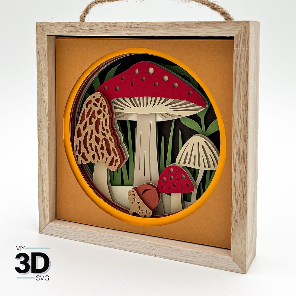 Thumbnail: 3D MUSHROOM MINI 1 SVG