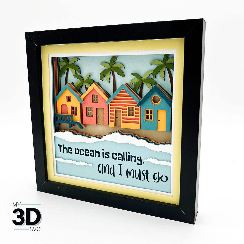 Thumbnail: 3D THE OCEAN IS CALLING SVG