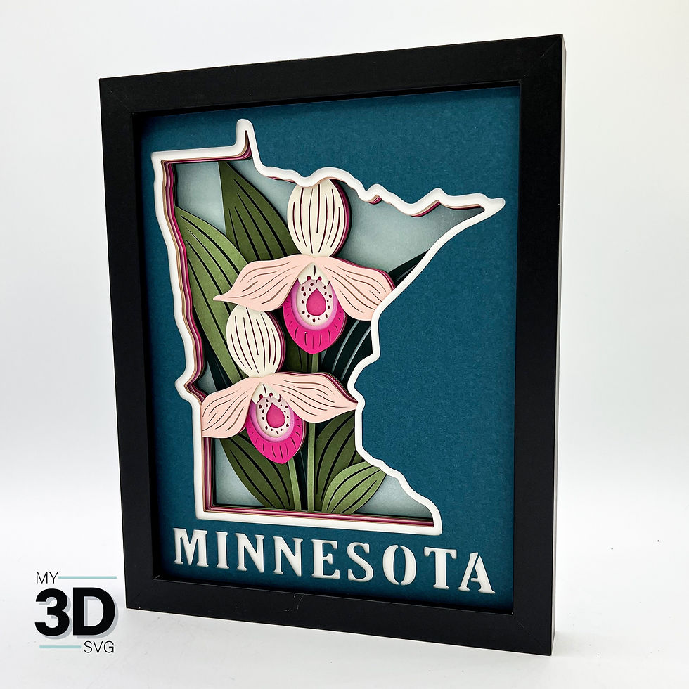 Thumbnail: 3D MINNESOTA SVG