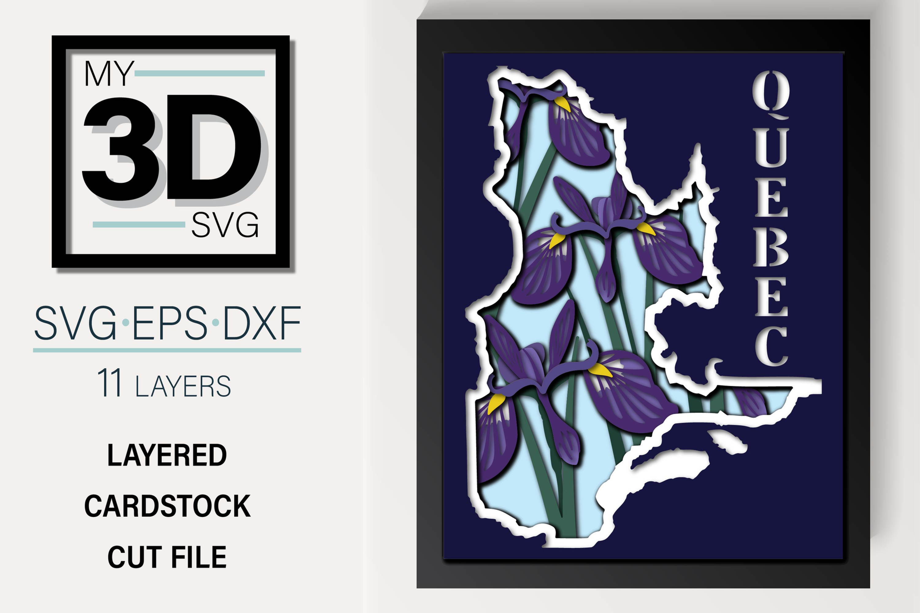 3D QUEBEC SVG