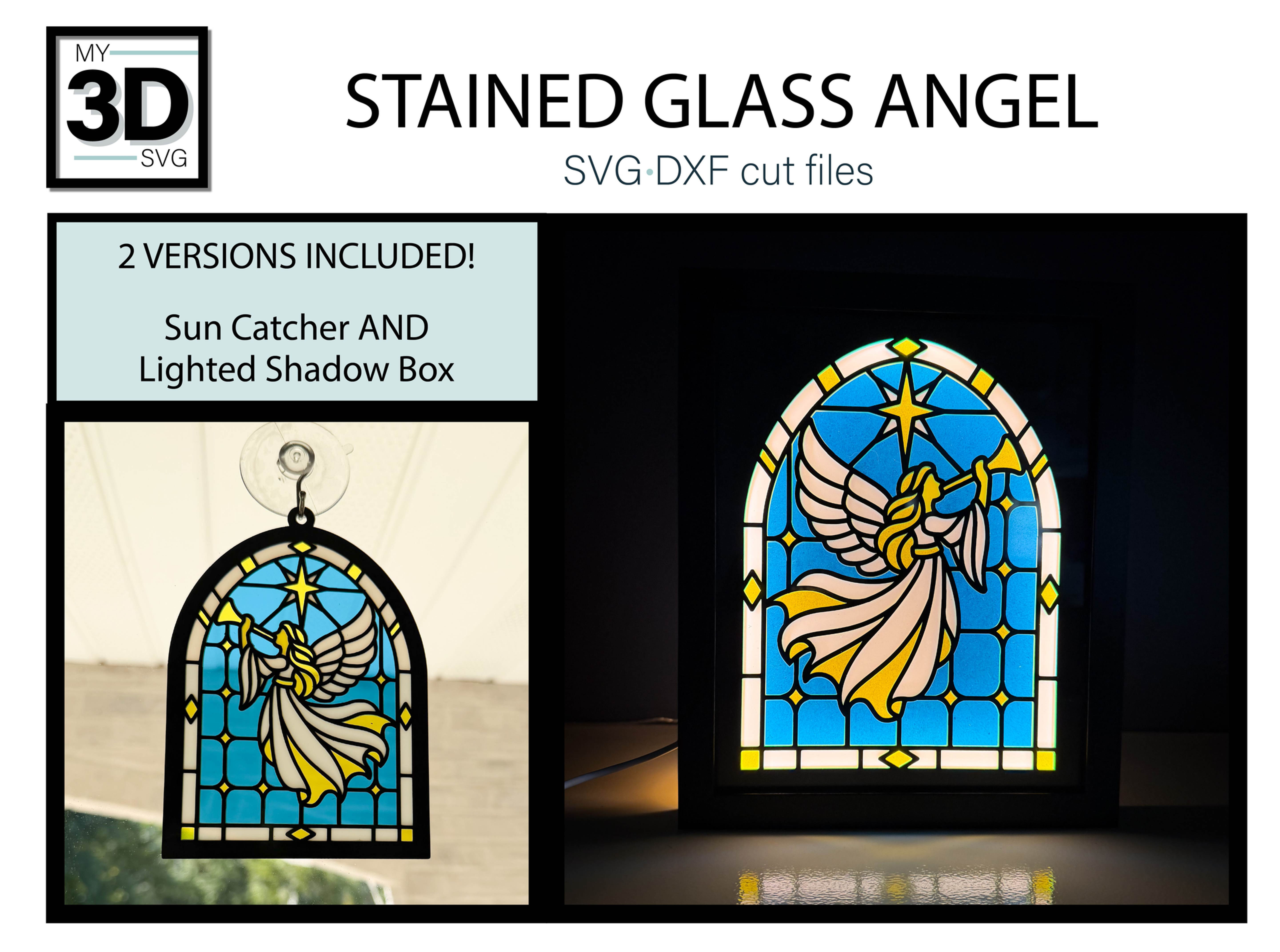 STAINED GLASS ANGEL