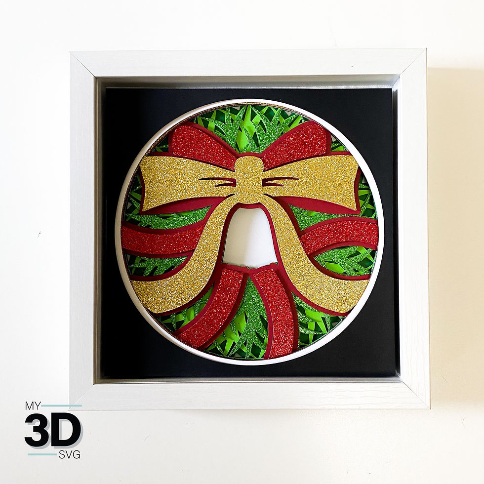 Thumbnail: 3D CHRISTMAS WREATH SVG