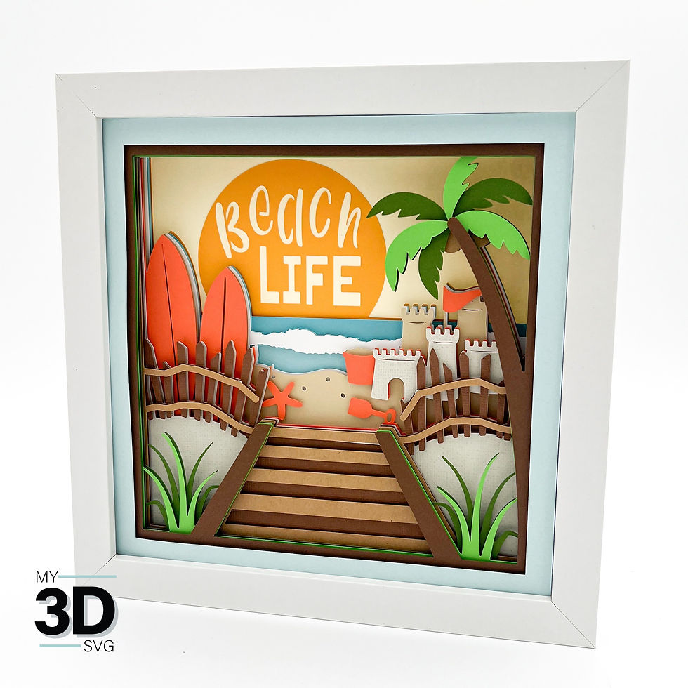 Thumbnail: 3D BEACH LIFE SVG