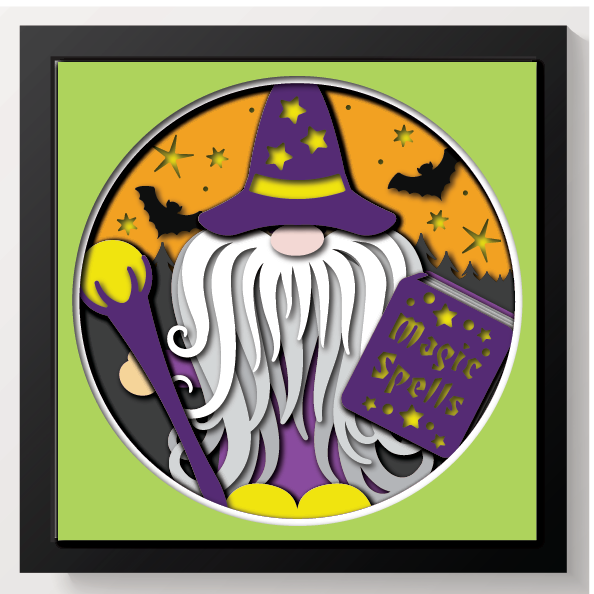Thumbnail: 3D HALLOWEEN GNOME 1 SVG