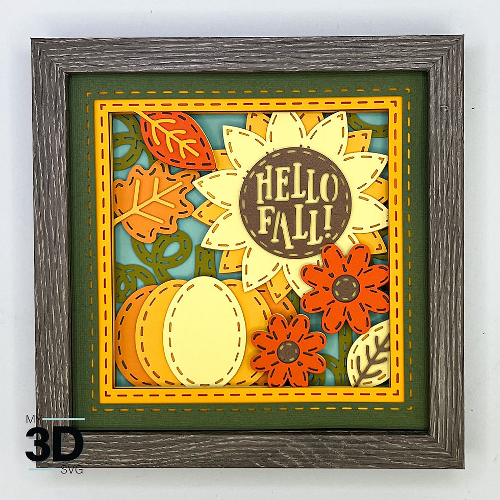 Thumbnail: 3D HELLO FALL SVG