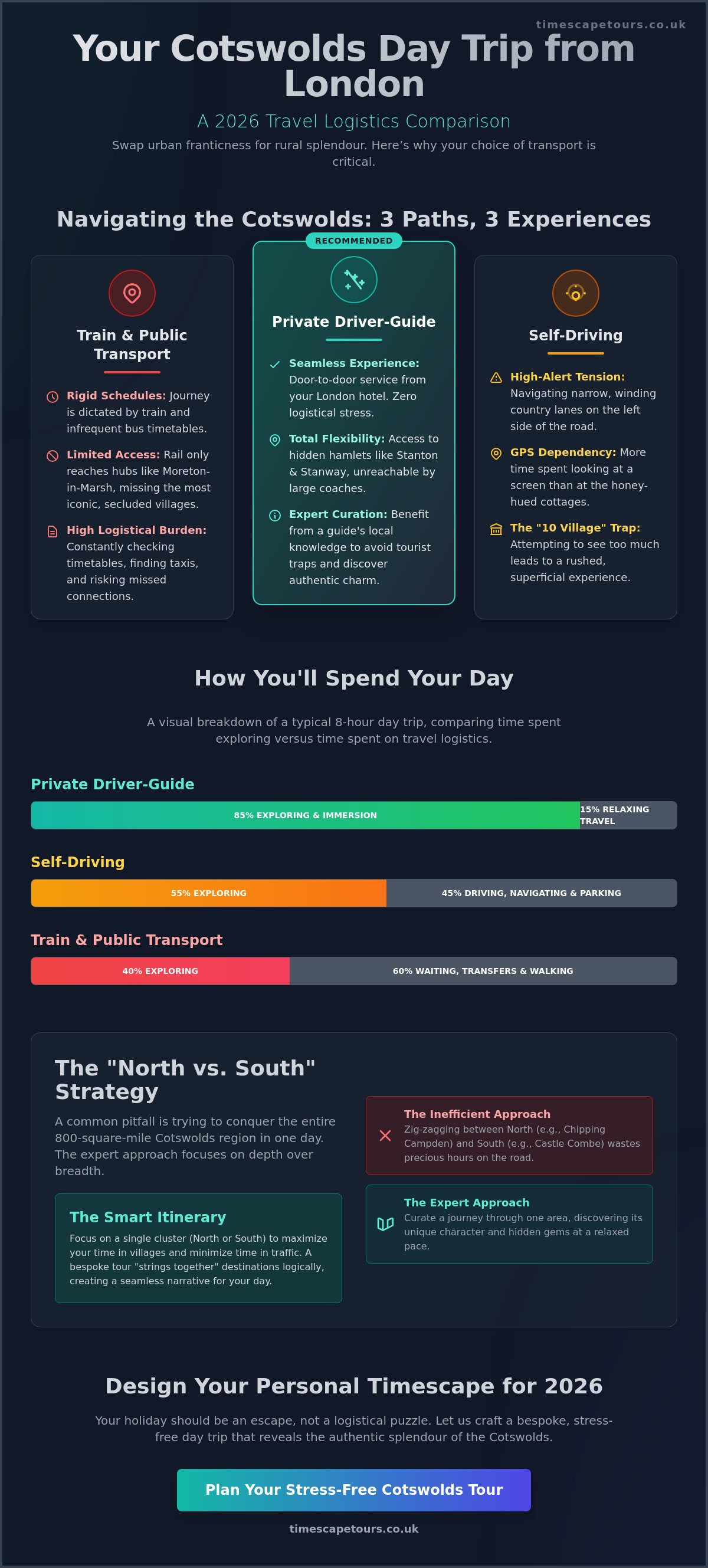 Stress-free day trip to the cotswolds
